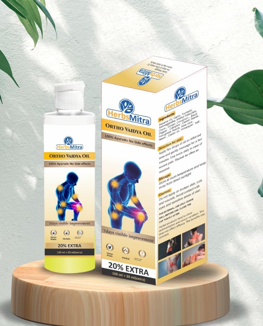 Ortho Vaidya Oil 120ML (Pac of 2)