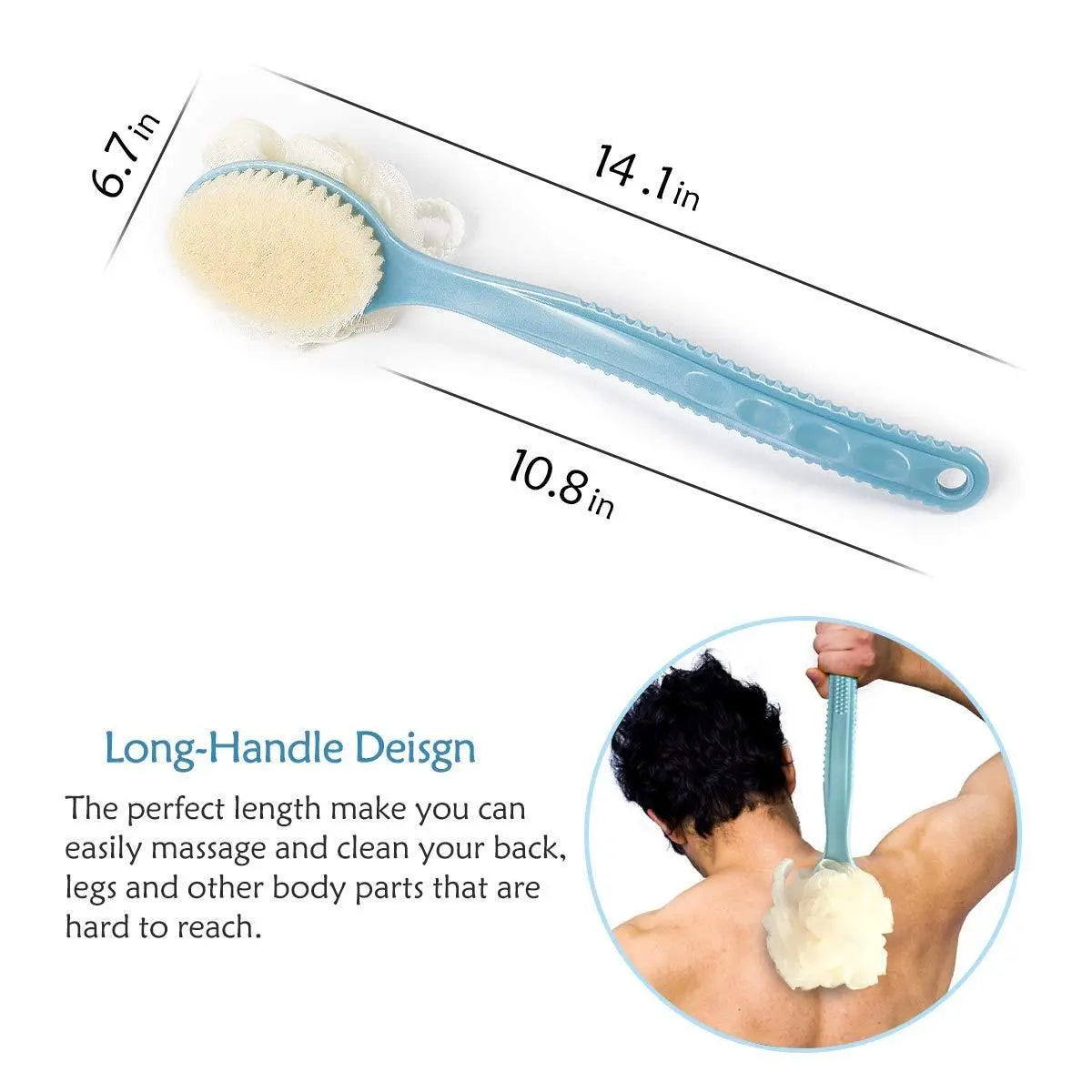 2 IN 1 Bath Body Bath Brush