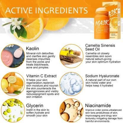 Orange Vitamin C Clay Face Mask