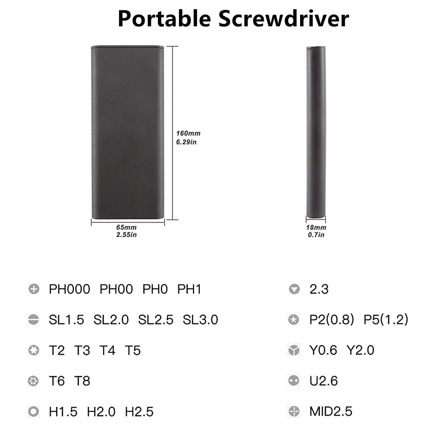 Screwdriver Set with 24 Bits