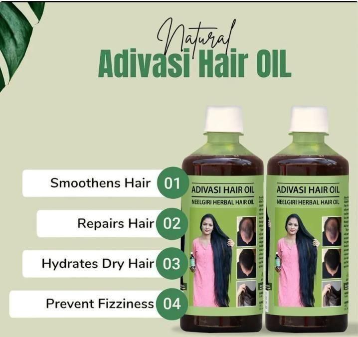 ORIGINAL ADIVASI HERBAL HAIR OIL 💥BUY 1 GET 1 FREE💥