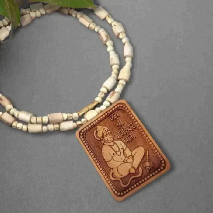 Bageshwar Dham Original Tulsi Mala With Hanuman ji Locket (Buy 1 Get 1  Free)